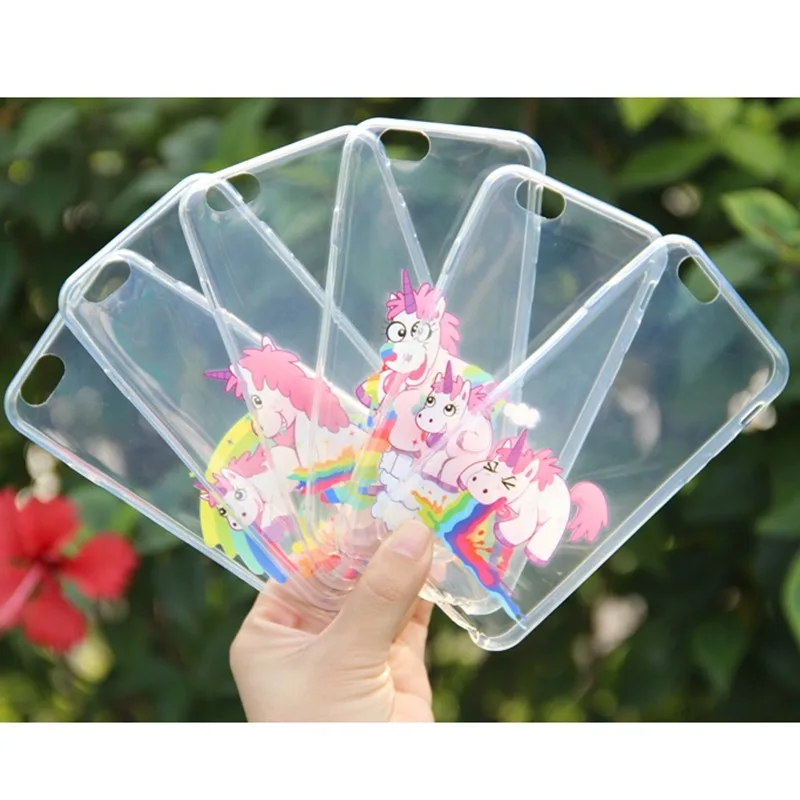 Unicorn Rainbow Case For iPhone 5 5S SE 6 6S 6 Plus