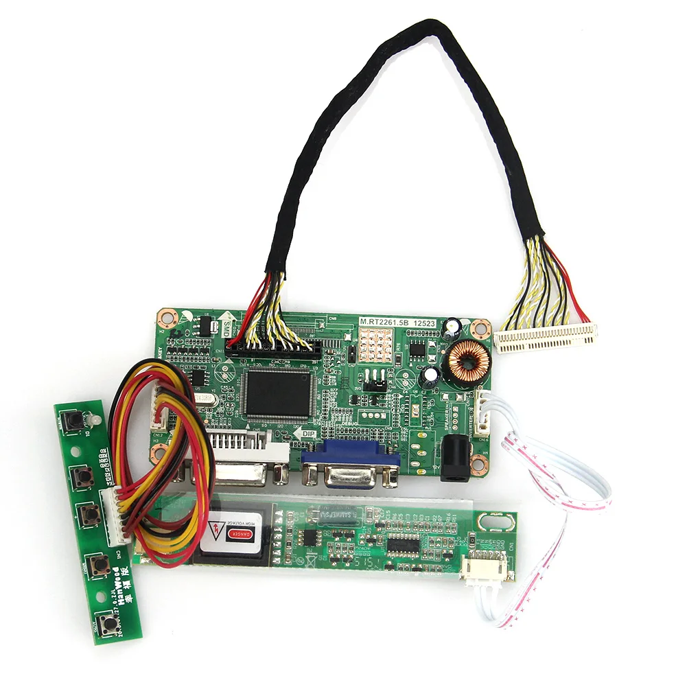 M. RT2261 RT2281 LCD/LED плата драйвера контроллера (VGA + DVI) для LTN154X1-L02 LTN154AT01 1280x800 LVDS монитор