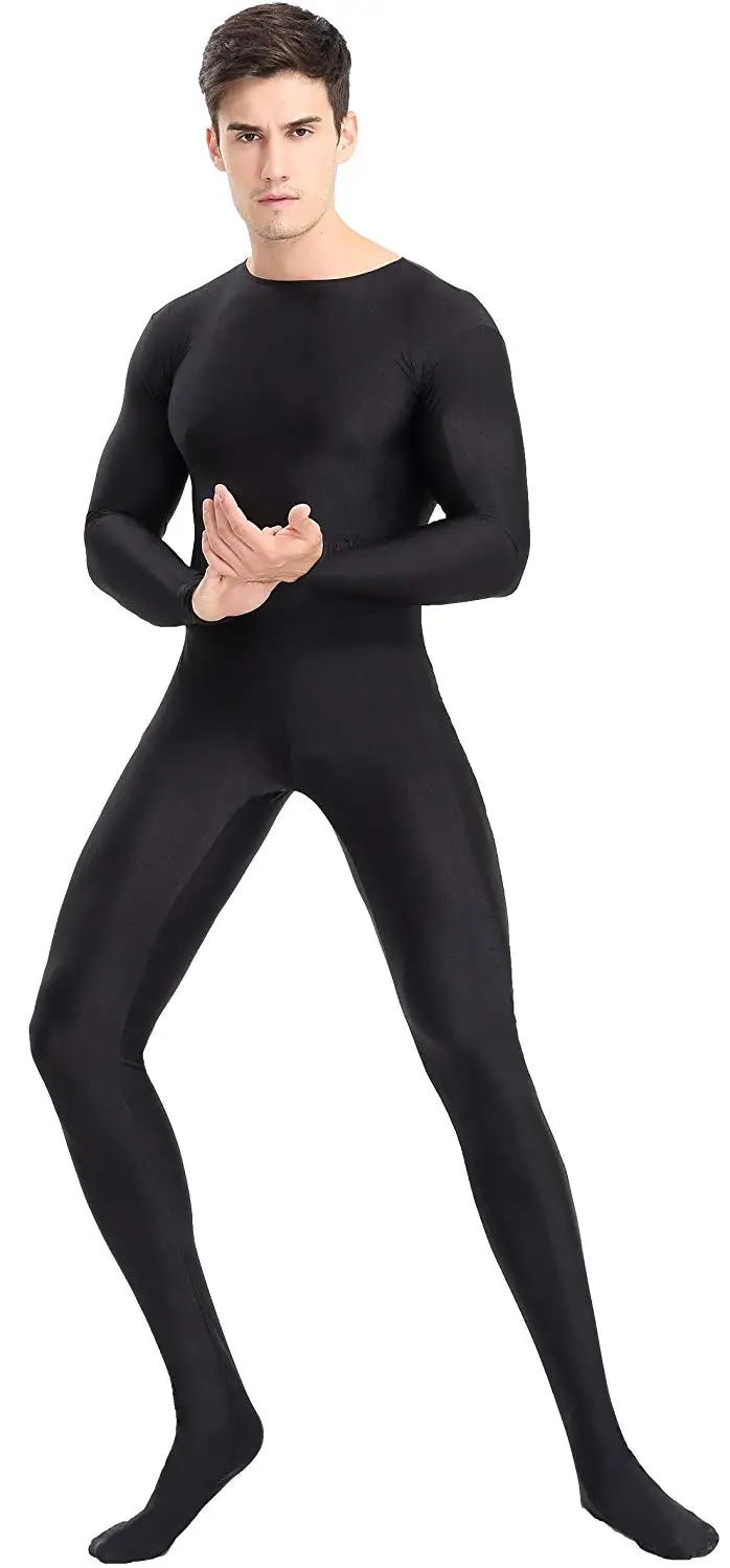 ICOSTUMES Mens Full Body Lycra Spandex Zentai Suit Cosplay Bodysuit