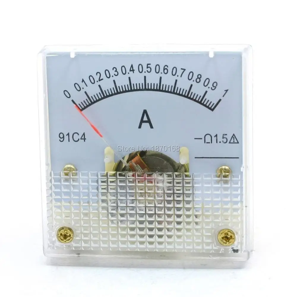 

DC 0-1A 1A Analog Ammeter Panel AMP Current Meter Gauge Amperemeter Amperimetro 91C4 Discount