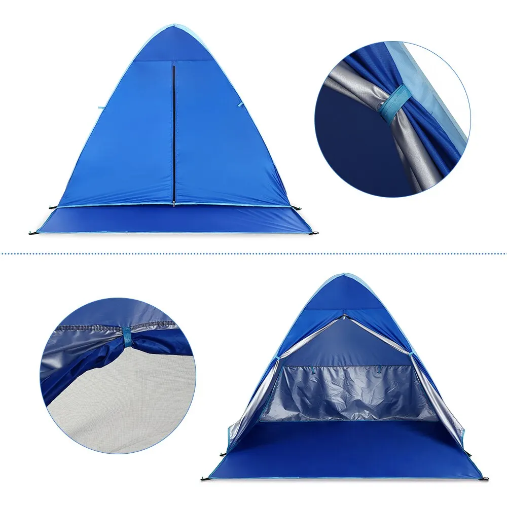 Lixada التلقائي الفورية المنبثقة خيمة للشاطئ 2 شخص خفيفة الوزن UV حماية الشمس المأوى خيمة للشاطئ كابانا في الهواء الطلق Sunshelter