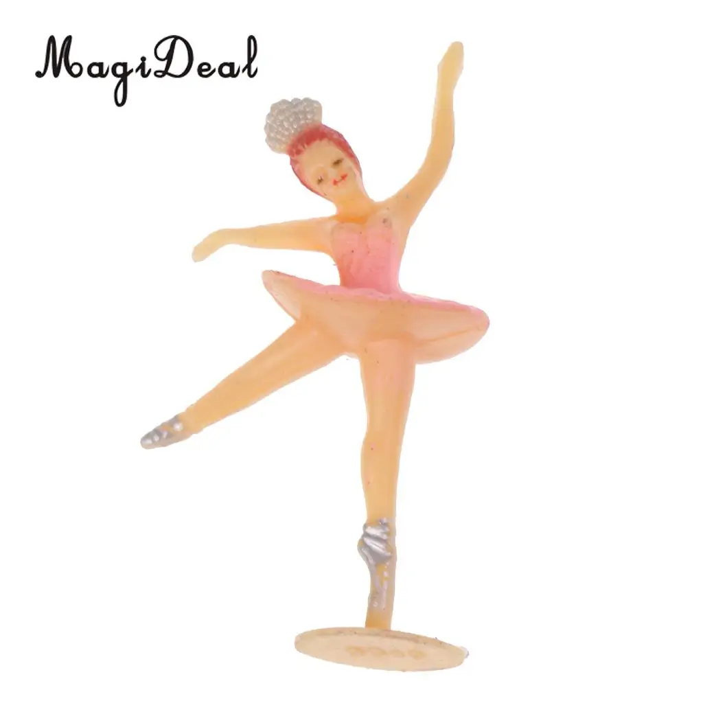 MgaiDeal 12pcs Mini Ballerina Dancing Girl Baby Shower Favors Party Table Decor Supplies Lightweight and Durable Girl Confetti