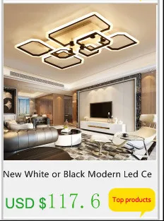 Minimalist Black/White art modern led ceiling lights for bedroom kids room Round square led home indoor ceiling lamp Fixture