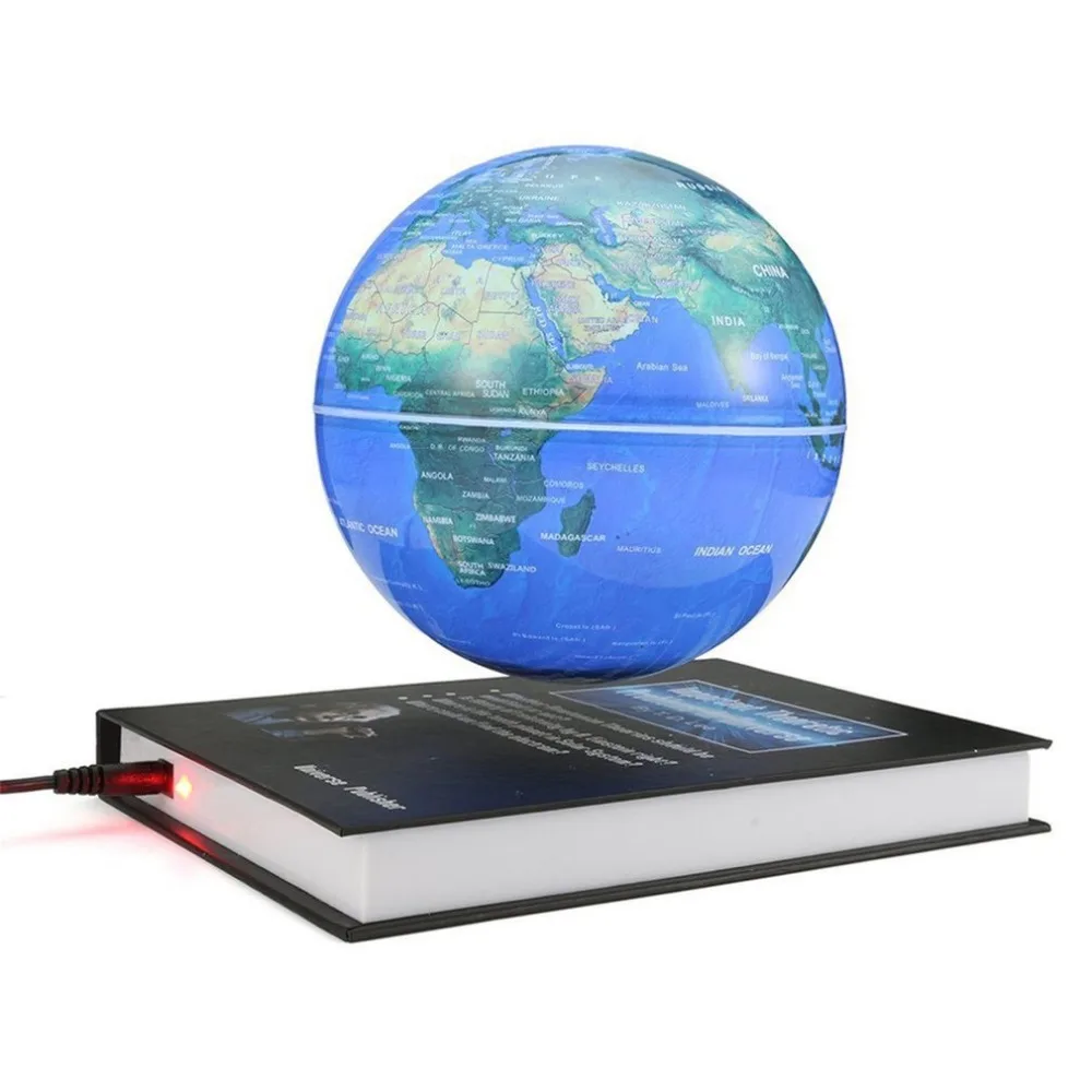 

Innovative 3 inch Globe Book Magnetic Levitation Floating Anti Gravity Globe World Map Magnetic Rotating Globe Discoloration