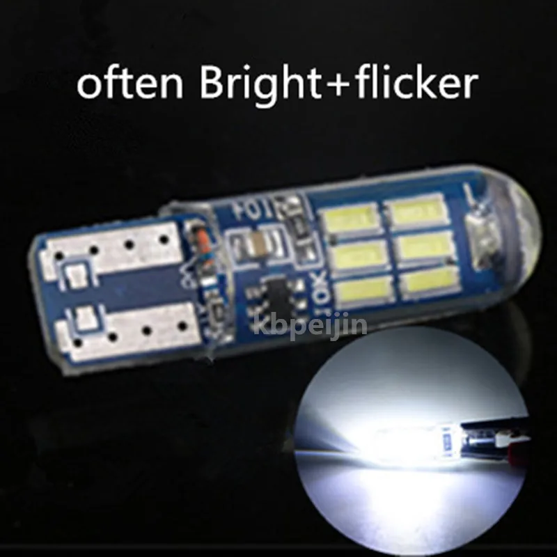 

car LED flash lamp Signal Lamp Clearance Lights T10 W5W license light for Chrysler 300c 300 sebring pt cruiser car lamp Refit