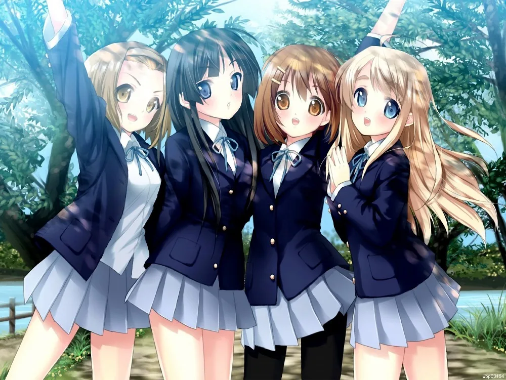 K-On! Популярный школьный аниме постер с принтом манга для девочек TXHOME D5600 | Дом и