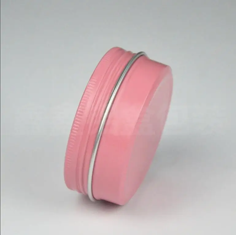 50 шт. розовый, алюминиевый пустой баночка маленькая свеча Comfrey упаковка банка образец Подарочная бутылка крем блеск для губ косметический контейнер