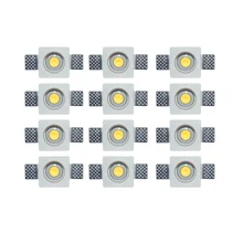 Светодиодный светильник, встроенный Гипсовый светильник, светодиодный светильник с 5 Вт Светодиодный светильник, современная светодиодная Люстра для гостиной, 12 шт./партия