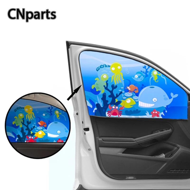 cheap CNparts Universal Car Magnetic Window Baby Sunshade Curtain For BMW F30 F10 X5 Kia rio ceed sportage 2017 Alfa Romeo Accessories