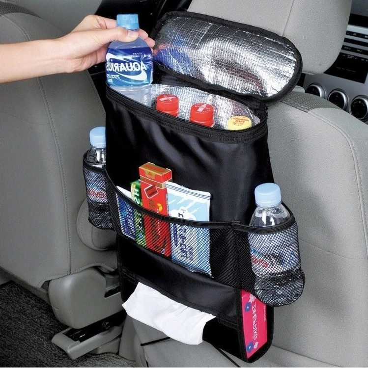 Авто еда хранения напитков Организатор сумка Nsulated контейнер корзина для пикника Обед Ужин сумка-холодильник охладитель товара