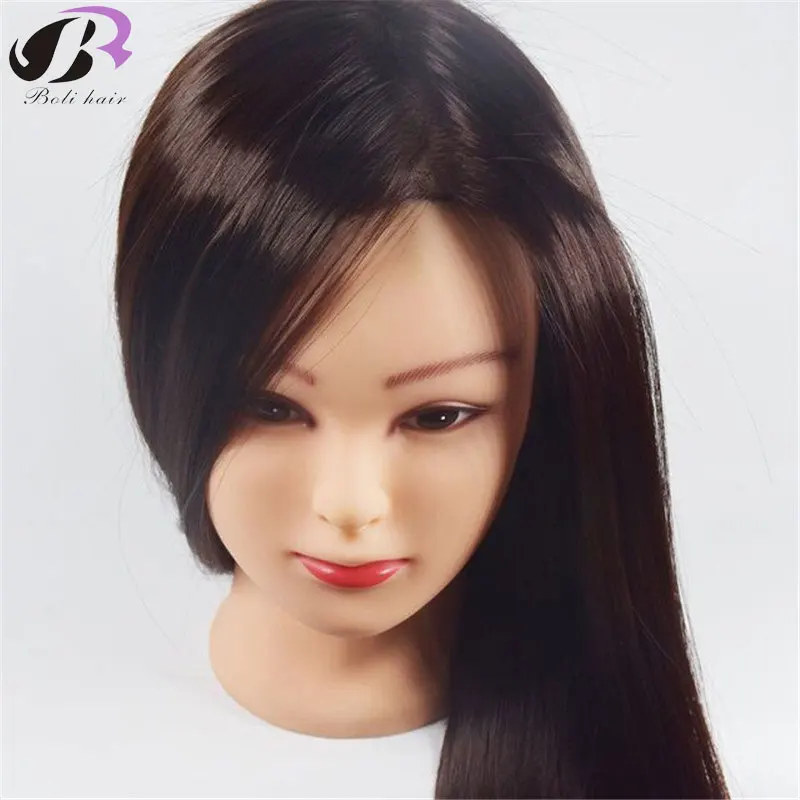 Big Sale Professional Styling Head 60cm Hair Wig Heads For Hairdressers