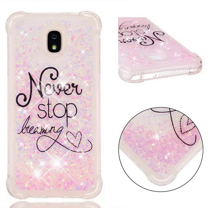 

Quicksand case for Samsung Galaxy J7 2018 US Version TPU and PC Dynamic Liquid Bling Glitter Case for Samsung J7 2018 US Version