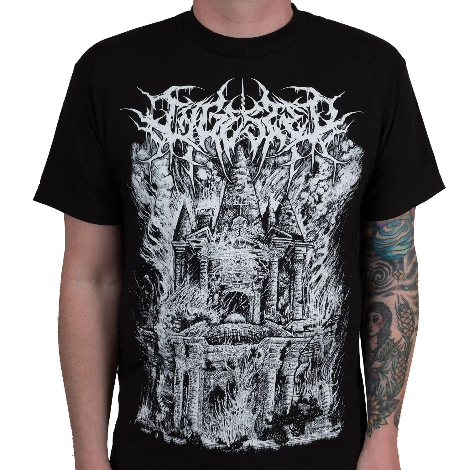 Оригинальная футболка INGESTED Band Slam Metal Ist iger Deathcore новые модные футболки унисекс топ