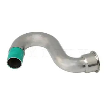

Yibuy 155mm Length Brass B Flat Clarinet Elbow Bend Neck Nickel-Plateing