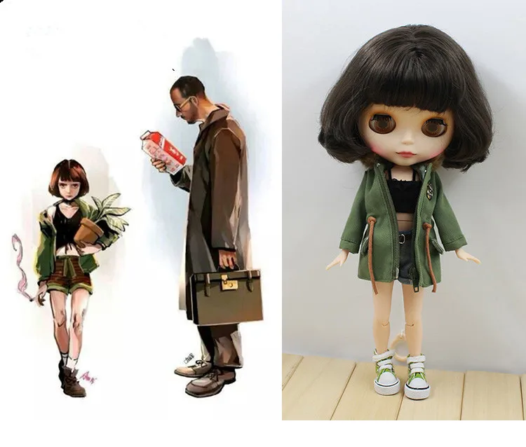 4 шт. Leon: профессиональная одежда Mathilde для куклы Blyth, azone, 1/6 аксессуары для кукол