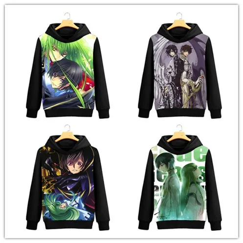 

New 2018 CODE GEASS Hoodies Sweatshirts Anime clothes men's and women's autumn/winter coat