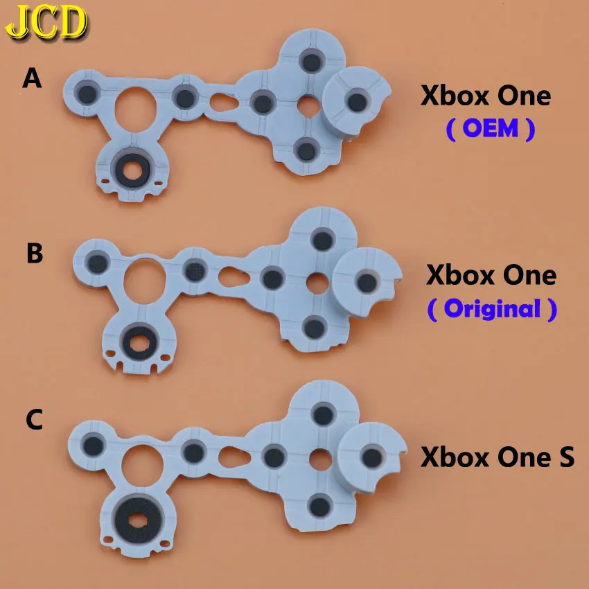 JCD 1 шт. серый кремниевый проводящий резиновый проводящий резиновая кнопка для Microsoft Xbox One для Xbox One S контроллер D Pad