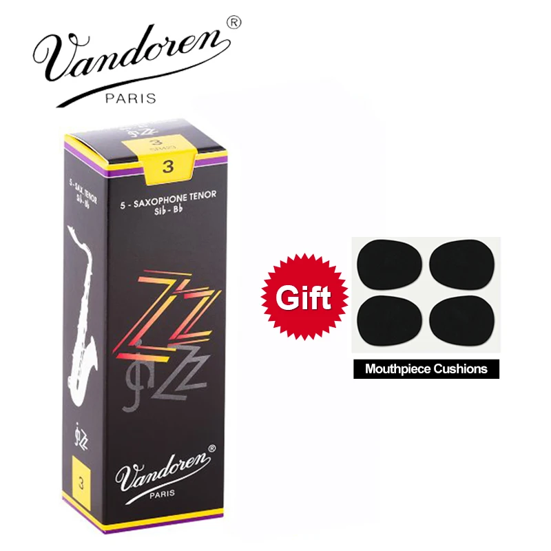 

Original France Vandoren ZZ Tenor Sax Reeds / Bb Tenor Saxophone Reeds Strength 2.5#, 3#, 3.5# Box of 5 [with gift]