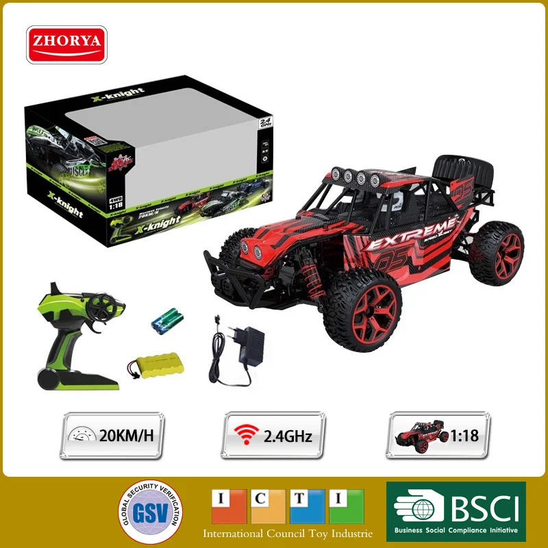 

Hot 1:18 scale simulation high speed Off-road vehicle Four-wheel drive remote control cars 2.4GHz rc outdoor toys for kids gifts