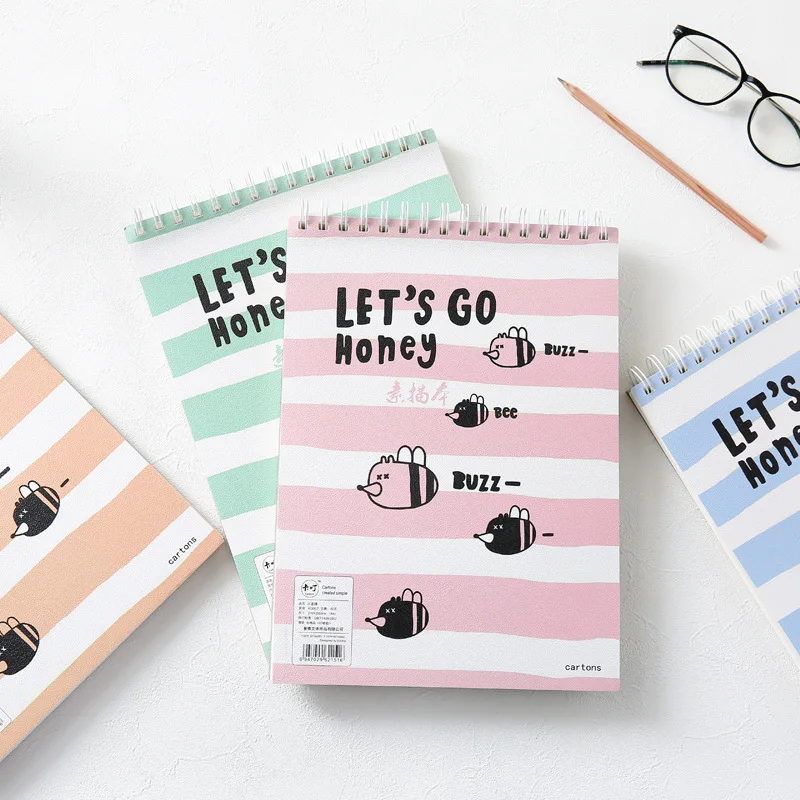 

ZT2018 Cute Spiral Notebook A4 Sketch Book Drawing From Nature Jotter School Supplies Office Stationery WJ-XXWJ314-