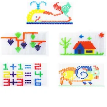 50 XSet 296 шт 296 шт гриб пазл для ногтей Peg Игра Головоломка с кнопками Развивающие игрушки для подарок для детей