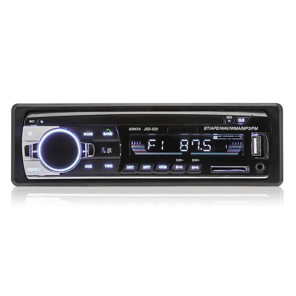 VicTsing JSD-520 Car MP3 Player Bluetooth FM Radio Stereo Receiver with Remote Control Support AUX USB SD Card Reader 12V        (17)