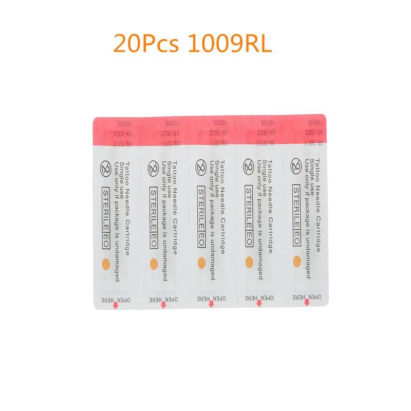 

2017 Newest Transparent Tattoo Needles With Membrane System 20Pcs/Lot 1009RL BugPin Round Liner Tattoo Needles Free Shipping