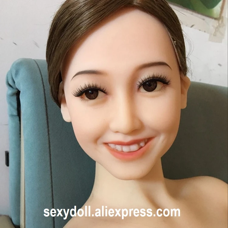 TPE silicone oral sex doll HEAD (2)