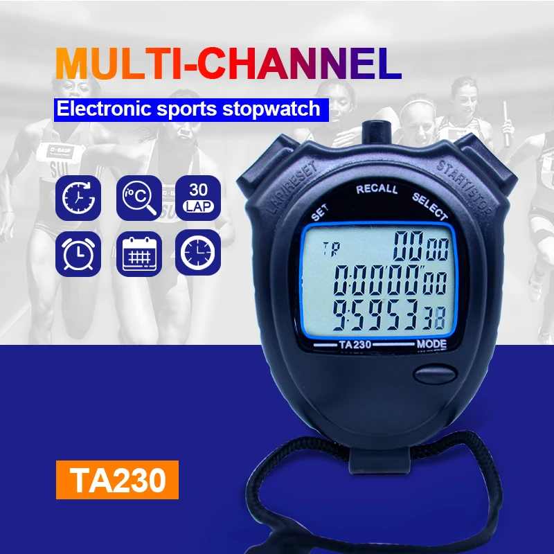 Buy Sports stopwatch 3 rows of 30 channels TA230