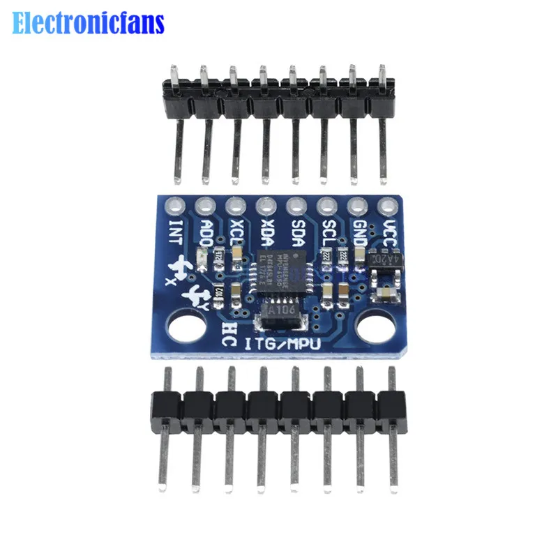 10 шт./лот GY-521 MPU-6050 MPU6050 MPU 6050 модуль 3 оси аналоговый гироскоп Датчики+ 3 осный акселерометр модуль