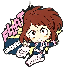 My Hero Academy Аниме Boku no Hero Academy Midoriya Bakugou Katsuki Asui Eijiro SHOTO Denki Uraraka All Might резиновый брелок - Цвет: 03 Uraraka Ochaco