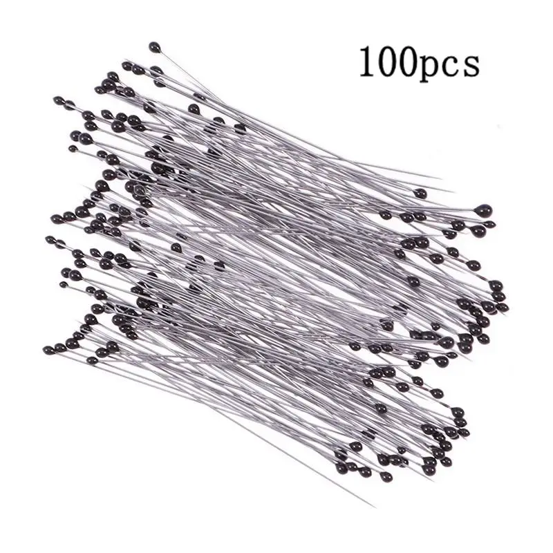 

100 Pieces Insect Pins Specimen Pins Stainless Steel With Plastic Box For School Lab Entomology Dissection