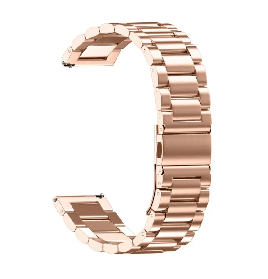 Universal Rose Gold Loop Stainless Steel Link Watch Strap Bands Strap ...