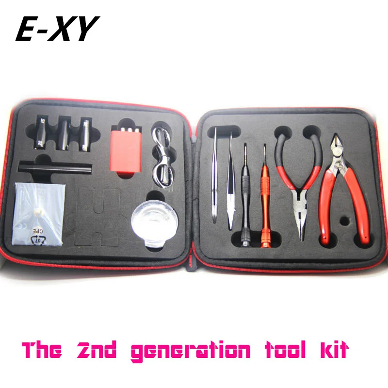 E Cig Tool Kit Vapor RBA Ecig Tools Kit DIY Tool Bag For E