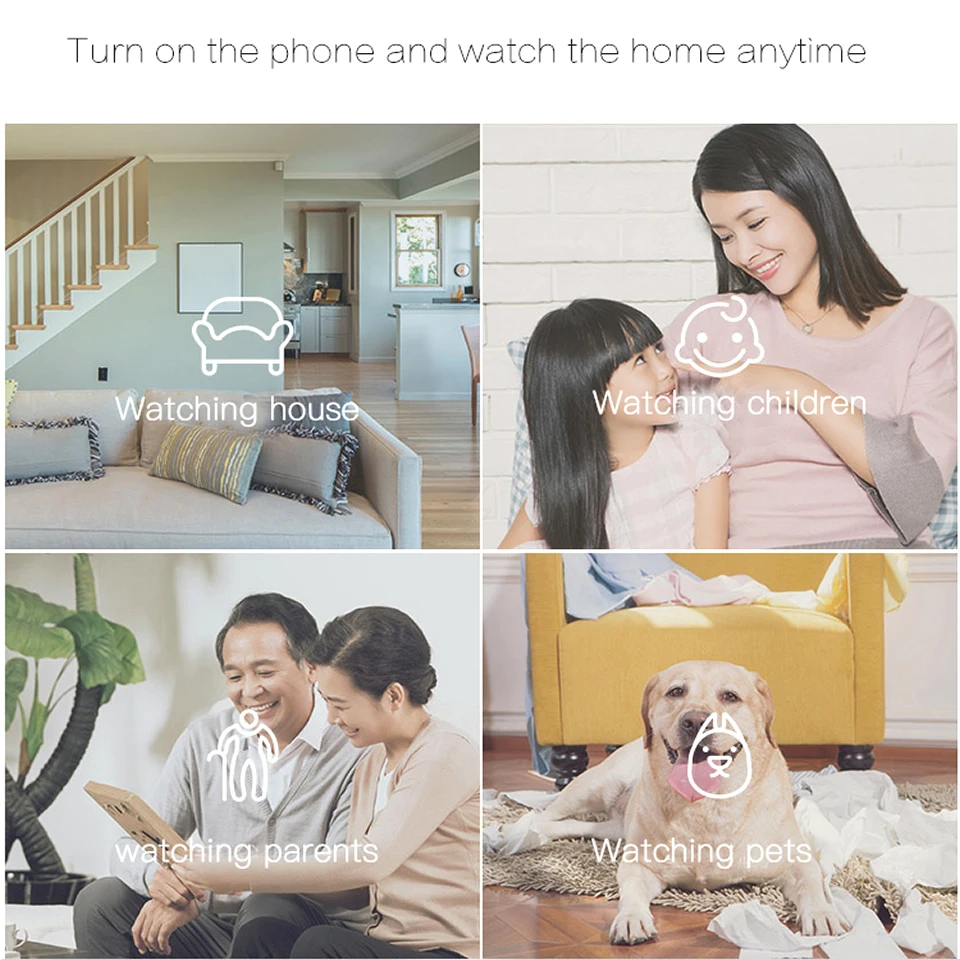  E09 HD Home Security MINI WIFI 1080P IP Camera Wireless Small CCTV Infrared Night Vision Motion Det - 32987324569