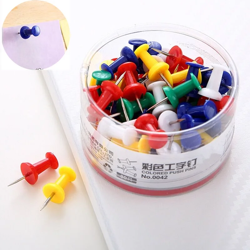 80pcs color wood puddle photo wall nail upholstery decorative nails