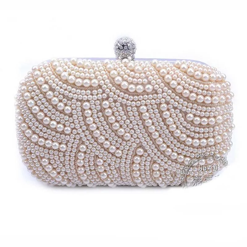 Evening Beaded Bridal Clutch Dinner Purse Handbags