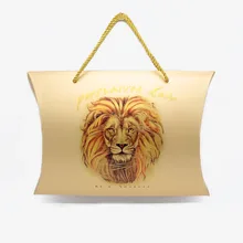 Новинка Пользовательские печати лого Пучок Волос Упаковка золотистая коробочка наращивание волос упаковка бумажная подушка