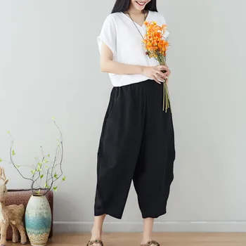

trousers women streetwear summer trousers women Solid Trousers Pants Trousers Ladies Loose Pants Y625