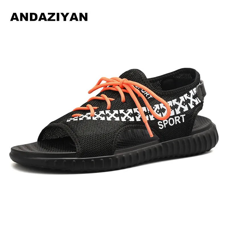 

ANDAZIYAN personality pulls the trend of sandals social youth men shoes