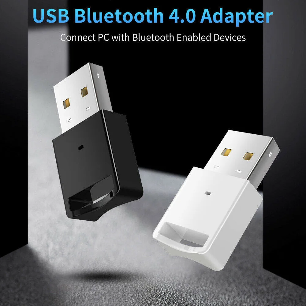 

Wireless USB Bluetooth Adapter Dongle 4.0 Music Audio Receiver Transmitter for Computer PC Laptop