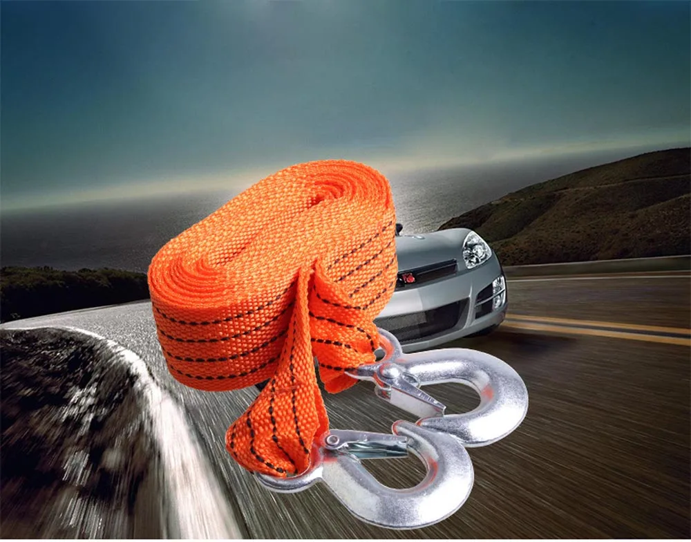 BolaxinHigh Quality Car Exterior Accessories 3 Tons Car Tow Cable