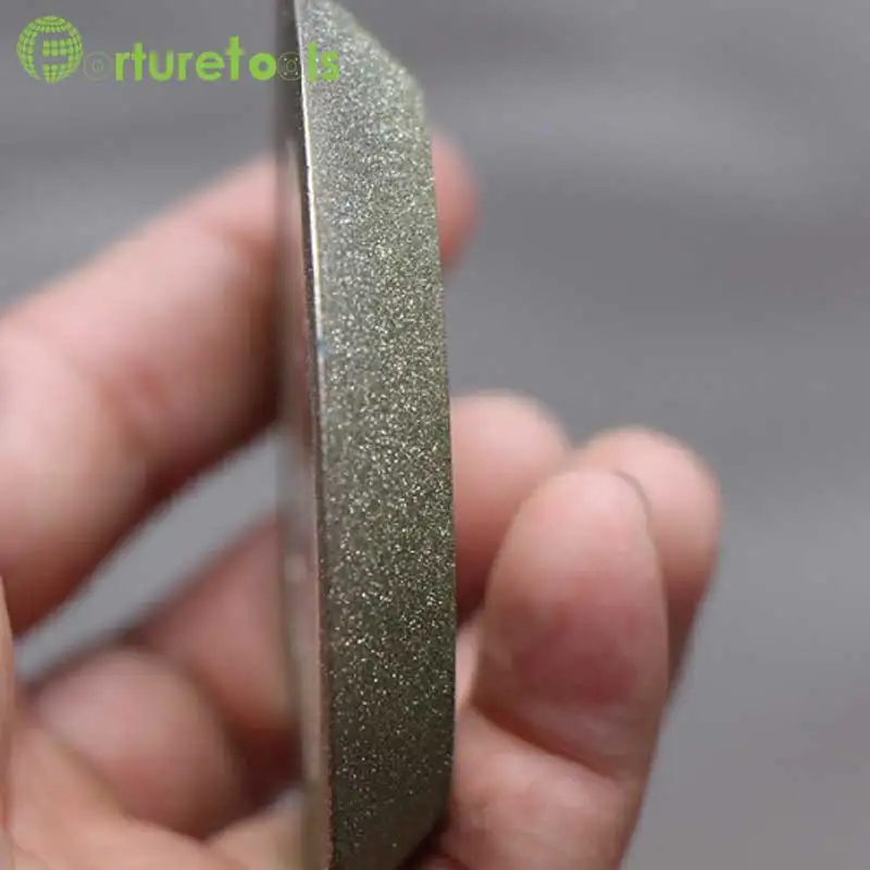Taperized Electroplated diamond grinding wheel for tungsten carbide tools sharpening electroplated CBN wheel 1/2 inch hole E014