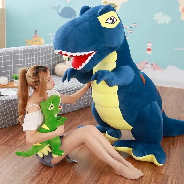 210 см мультяшный динозавр плюшевые игрушки хобби огромный тираннозавр рекс плюшевые куклы мягкие игрушки для детей мальчиков классические игрушки в продаже