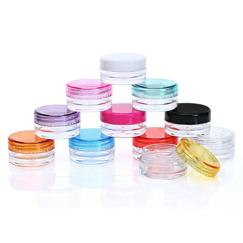 30PC Cosmetics Jar Box Makeup Cream Nail Art Cosmetic Bead Storage Pot