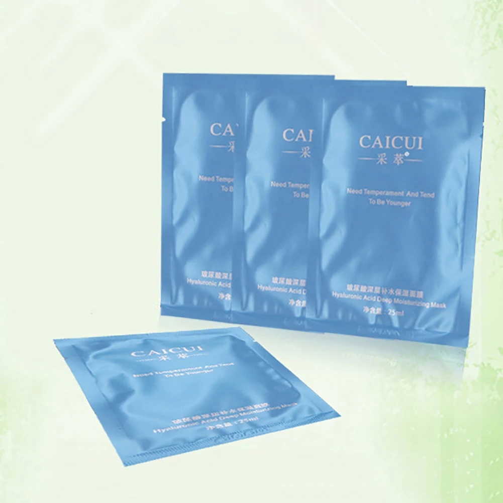 Deep Hydrating Moisturizing Hyaluronic Acid Silk Face Mask Facial Skin Care (5)
