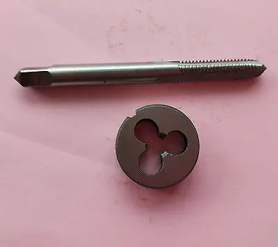 1pc HSS Machine 3//8-28 UN Plug Tap and 1pc 3//8-28 UN Die Threading Tool