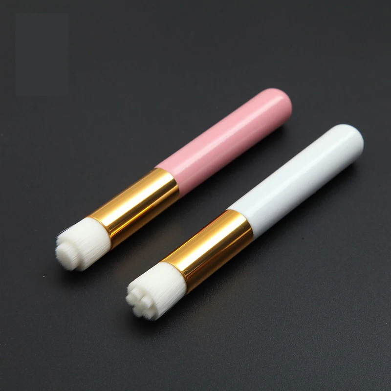 

1pcs Pink Lash Shampoo brushes Cosmetic Brushes Peel Off Blackhead Brush Remover Tool Nose Cleaning Washing Brush Lash Cleanser