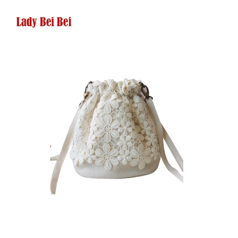 

Handbag Shoulder Bag Women Lace Canvas Bucket Bohemian Crossbody Bag for Women Sac Main Femme Beach Bag for Girls New Arrivals