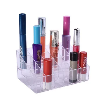 

2017 24 Grids Makeup Organizer Clear Acrylic Cosmetic Organiser Drawer Jewelry Storage Box Jewelry Storage Case